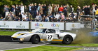 Ford GT40 on the edge Goodwood Revival